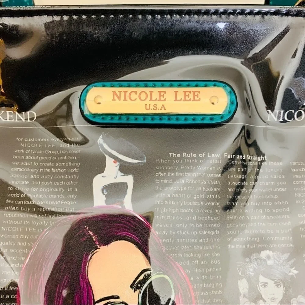 Nicole Lee URBAN CHIC FOLD-OVER HANDBAG